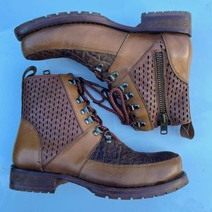 Cuadra Military Urban Exotic Boot Elephant